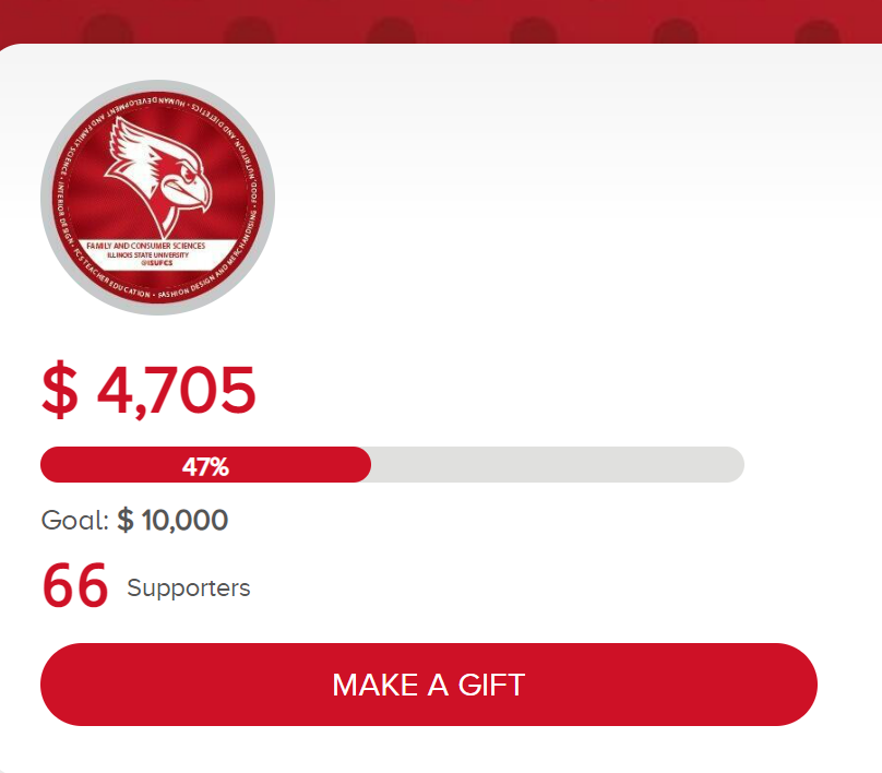 We are ALMOST halfway to our goal of $10,000. There is still time to donate if you haven't already. #BirdsGiveBack #LifeinFCS