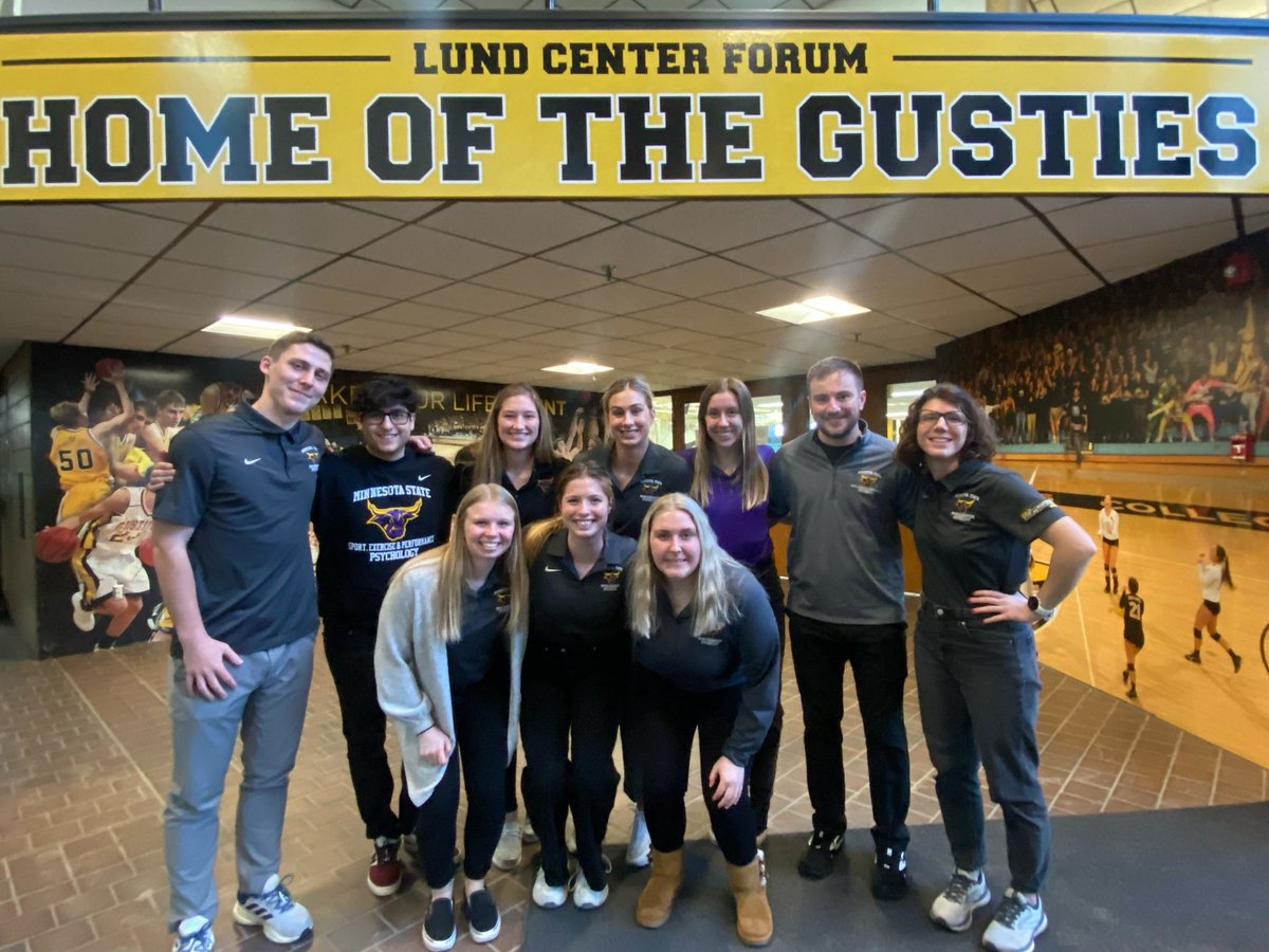 Our consultants have been doing great work with the Gustavus Track and Field team, wishing them luck as they head into Conference Championships this weekend!🖤💛