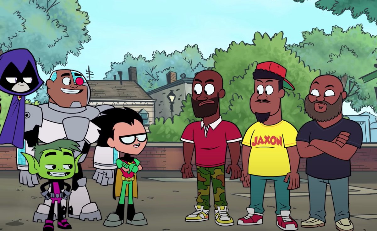 quebecween's tweet photo. why was de la soul on teen titans go https://t.co/tuniwurAoQ