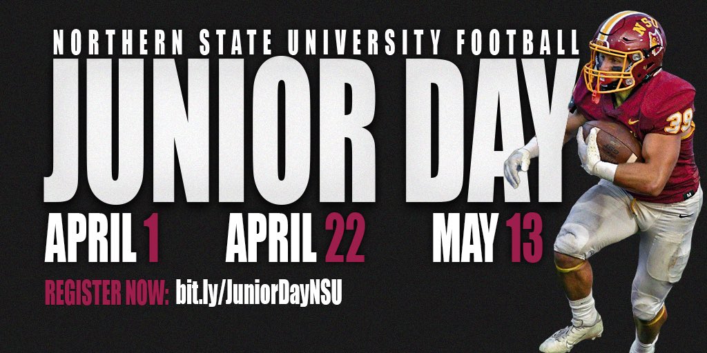 Thank you <a href="/CoachGlas05/">Jason Glasco</a> and <a href="/NSUWolves_FB/">Northern State Football🐺 🏈</a>  for the invite!!