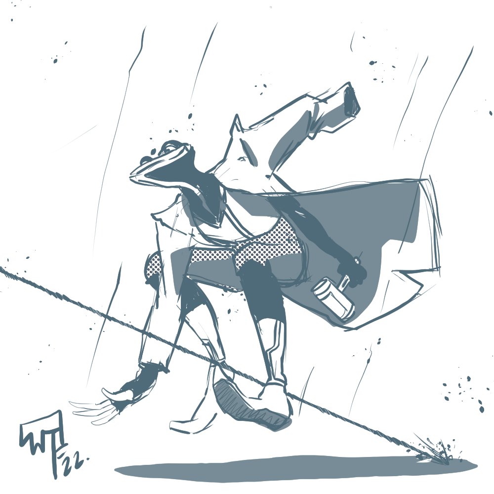 Happy_Log_pub's tweet photo. With the Kickstarter for amphibia noir approaching fast I think I'll release some more layout, design, and sketch work during the process. So if you're curious about how I do bits and things, keep an eye out.
#sketch #daily #Amphibianoir
#digitalart
#comicbooks #comicart #frogs https://t.co/Yr8e0lxezz