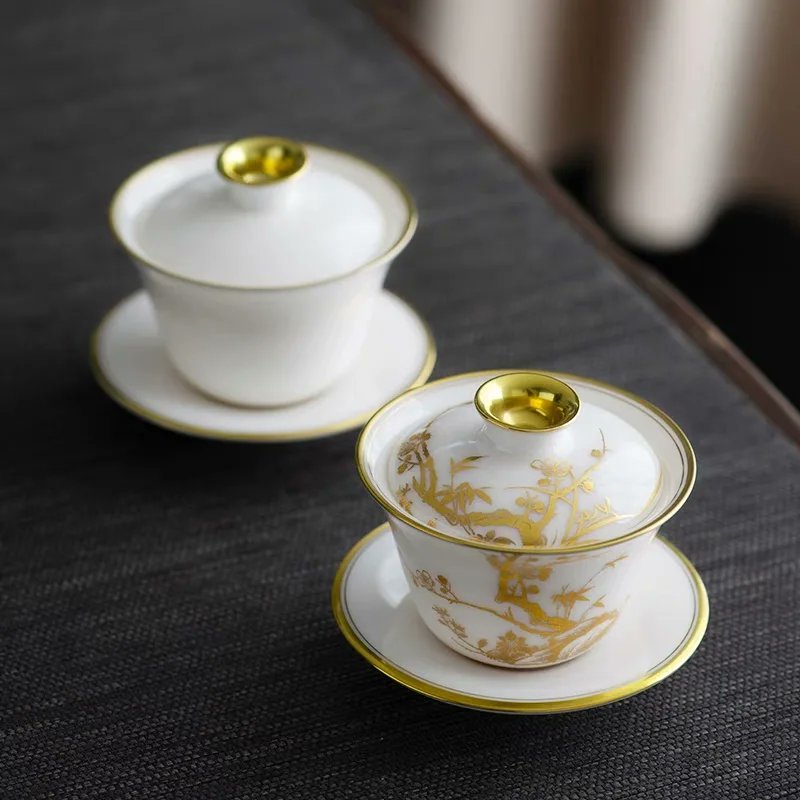 zingpottery's tweet photo. Gilded Covered Bowl
Decorated with real gold, evenly transparent interior and exterior
Two styles, light luxury and fashion.
#gaiwan #teacup #handmade #gaiwantea
#teasession #gongfu #gongfucha #gongfutea
#티하우스 #이부원작가 #울산찻집 #陶磁器
#teawareaddict #gongfuteaware https://t.co/qBvQ7B4krK