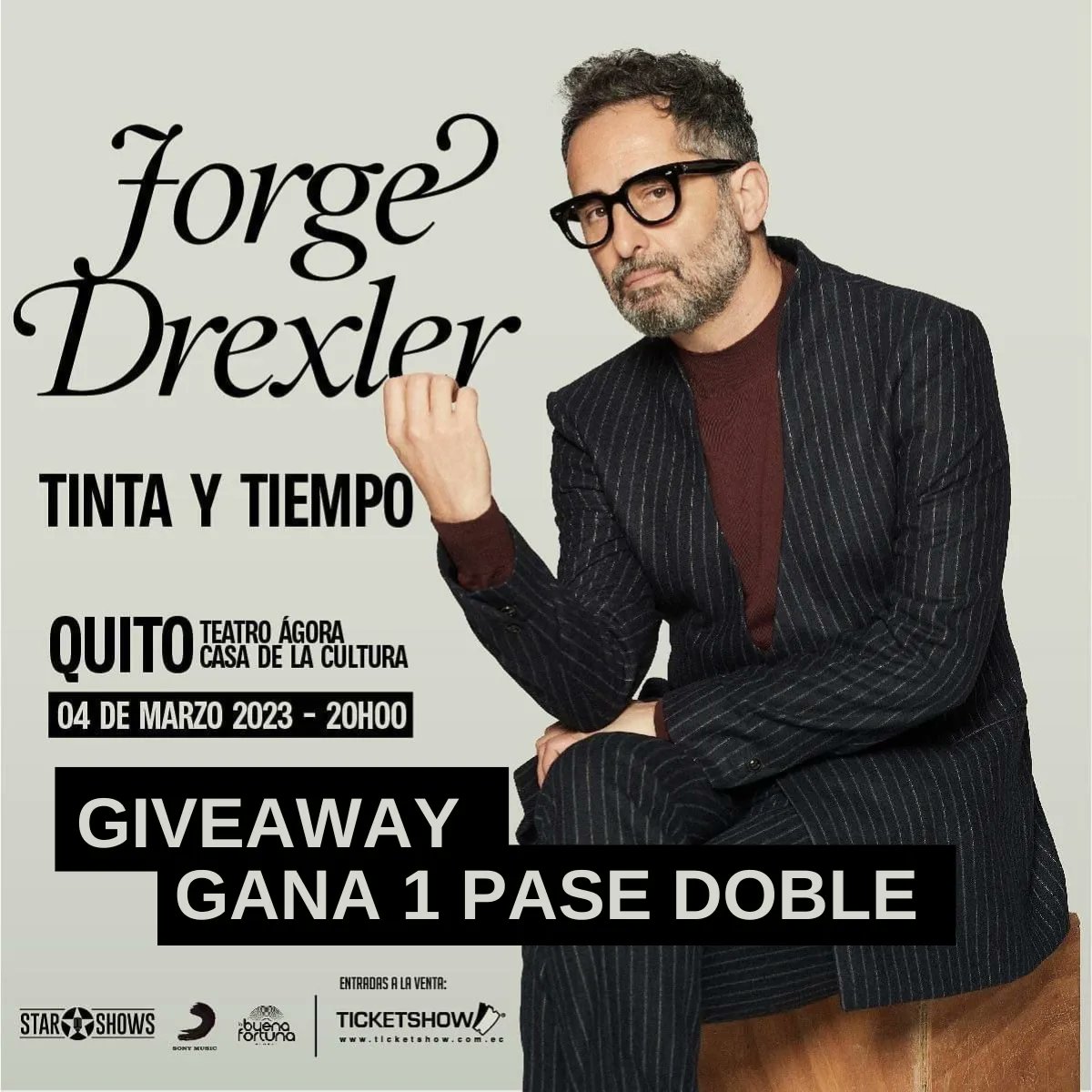 En nuestro Instagram estamos sorteando un pase doble para ti y un acompañante. Más info: 👉instagram.com/planarteria