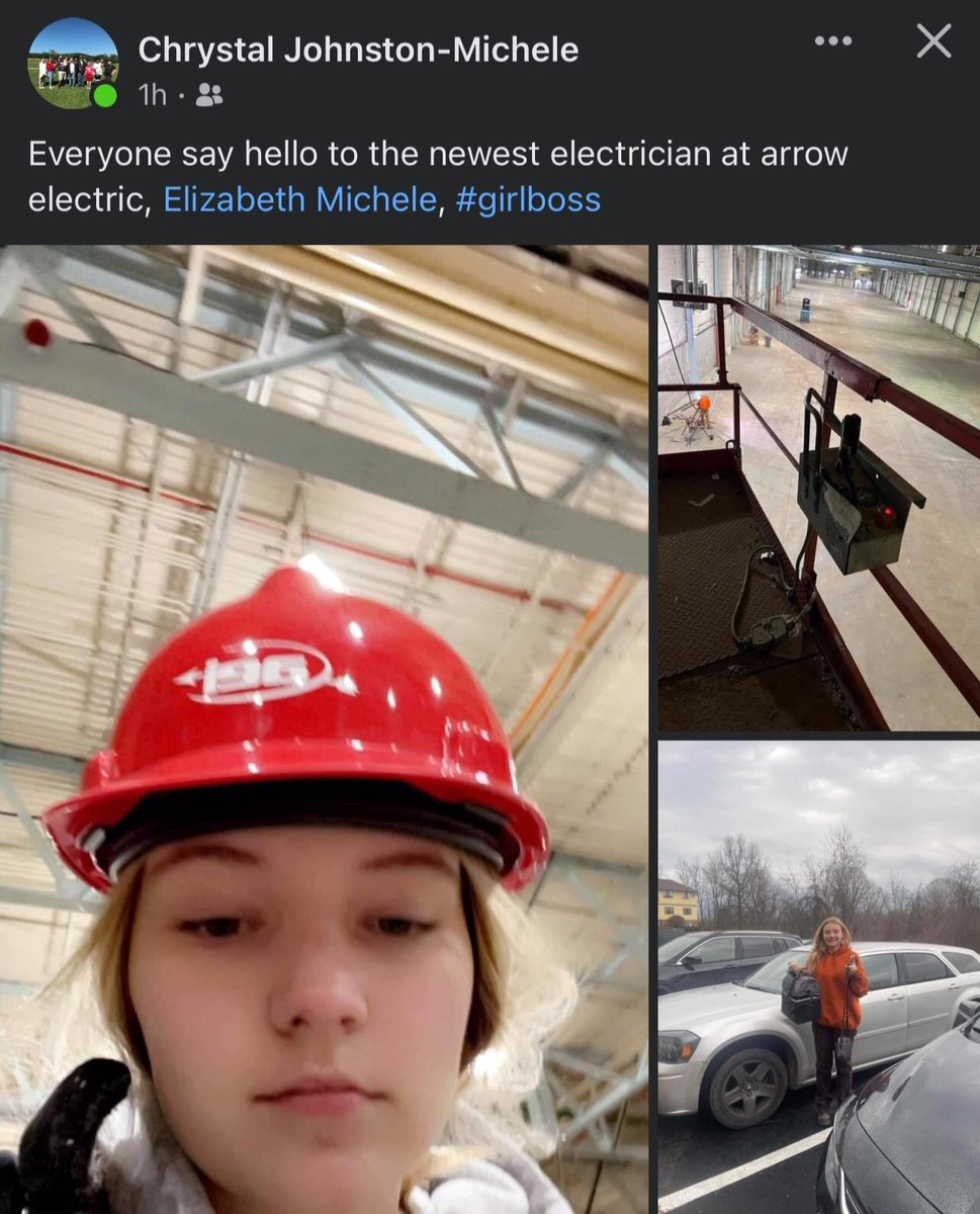 BeaverCtc's tweet photo. #CTCAlumni spotted on social media... Elizabeth "Lizzy" Michele, Electrical Occupations grad from Freedom, has found her career home at Arrow Electric Inc! We could not be more proud of Lizzy and all of her accomplishments... Way to go, Lizzy! #keepintouch
#SkilledTradesROCK https://t.co/okrRVwu6ZO