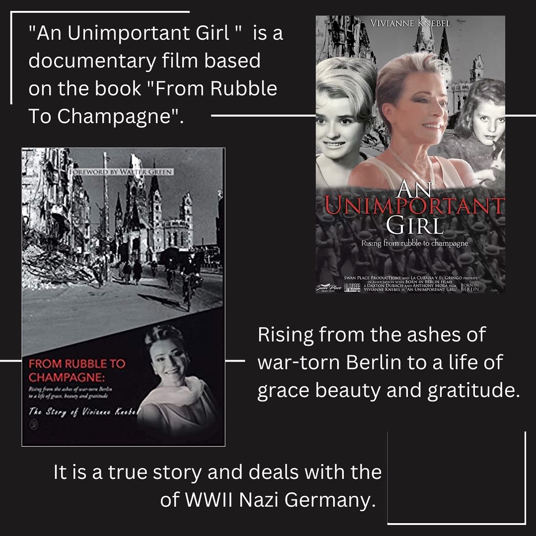An Unimportant Girl my #documentary showcases a story of Nazi Germany that many times is not told and gets ignored in our history. Its the story of the Germans that saw themselves affected by all conflict, just wanting &amp; trying to survive &amp; save their families from poverty &amp; war