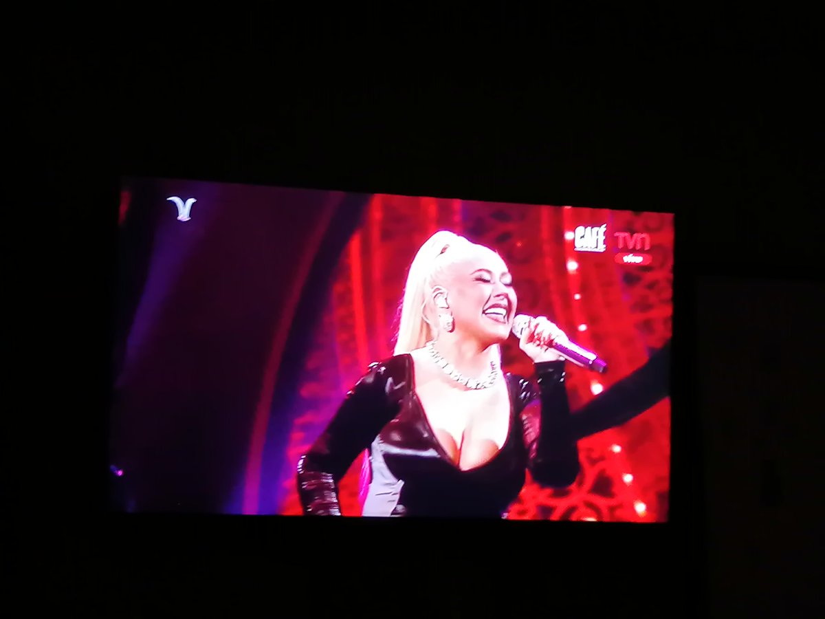 #Viña2023 modo adolescente con Christina Aguilera