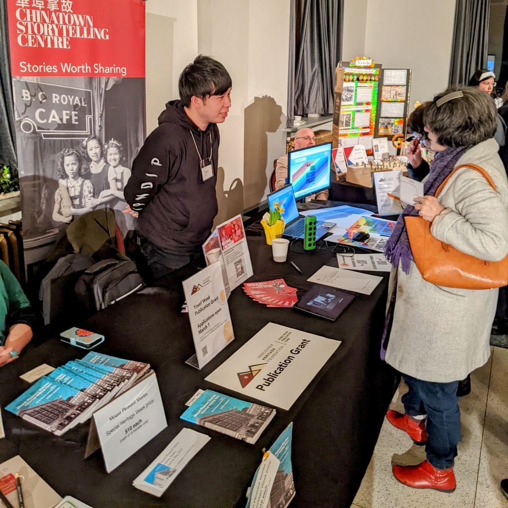 Chinatown_SC's tweet photo. Last night at #PlacesThatMatter! In Dec '19, we were a recipient of the Yosef Wosk Publication Grants. We were honoured to share our work alongside recipients from 2020&2021. Thank you to @VancouverHeritageFdn supporting important projects across our city.
#VancouverHeritageWeek https://t.co/M1QtYpc84I