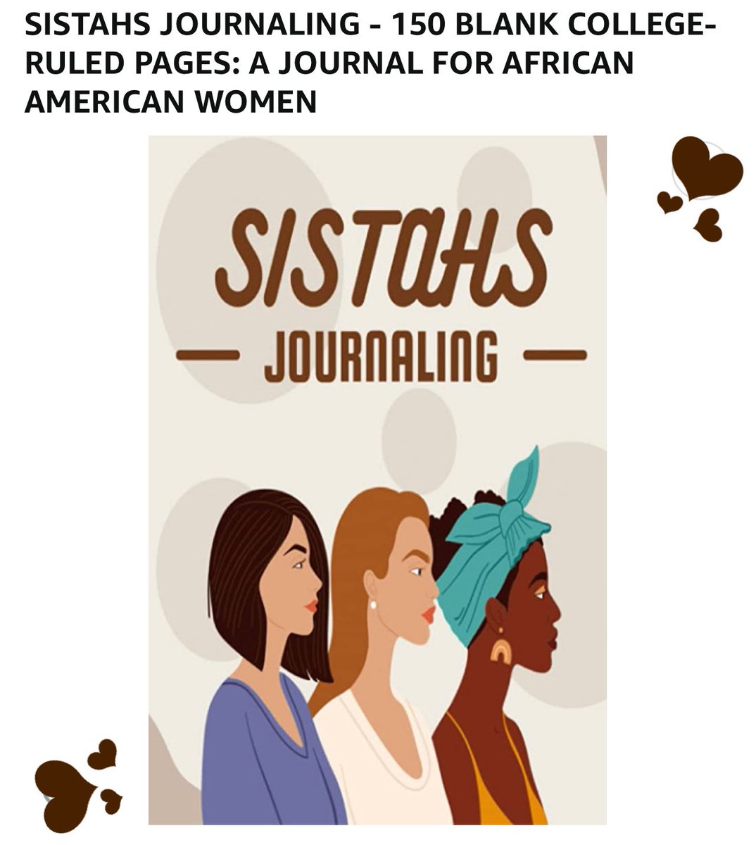 Journal for Women of Color. Daily journaling for mental health. 🤎 Order now, amazon.com/author/sirroml…
.
.
.
#journaling #journaling #BlackWomen #africanamericangirls #womenofcolor #blackhistorymonth2023 #journalingformentalhealth #juneteenth2023 #BlackGirlsRock #sisterhood
