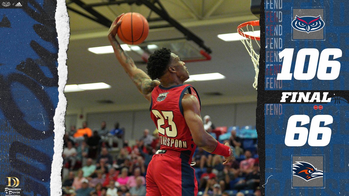 FAUMBB's tweet image. One step closer 👀

FAU will look to clinch the @ConferenceUSA Regular Season Championship on Saturday at home against UTEP ‼️

#WinningInParadise