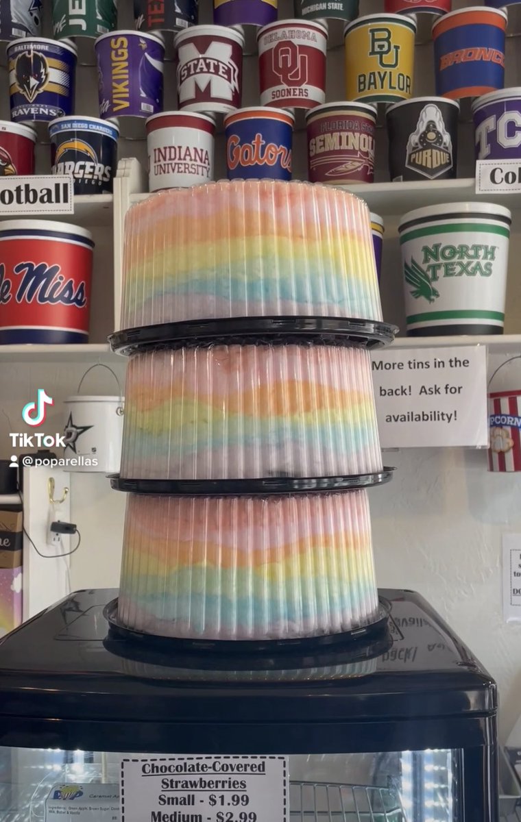 #Poparellas #GourmetPopcorn #HomemadeCottonCandy #MadeInHouseHouseCottonCandy #CottonCandy #Cakes #Fresh #FriscoSquare #FriscoTexas #NotJustPopcorn #Customizable #LastMinuteGifts #OpenEveryDay #BirthdayCakes #SpecialOccasionCakes #UniqueCakes