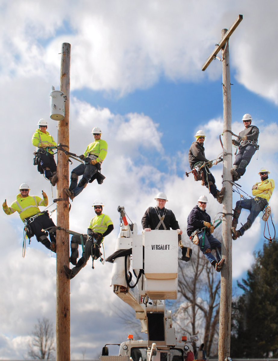 We would like to thank all of the lineman out there for their hard work battling the elements these past 24 hours to restore the power on our campus &amp; in our homes. They play a significant role in the safety and well being of our communities!