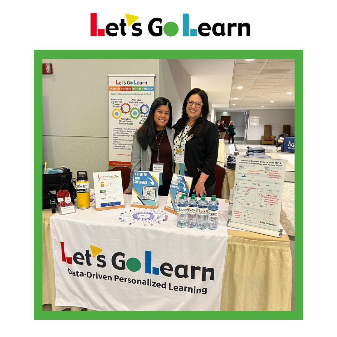 letsgolearn's tweet photo. All set up! We are at the 2023 @IAASEleads Winter Conference ❄️💚

Our Marketing Program Coordinator, Alyssa is doing a stories takeover on Instagram &amp; Facebook! 

Follow us to get in on the action! @letsgolearn 🌱 

#LetsgolearnTODAY #IAASE https://t.co/8QW8HmUJda