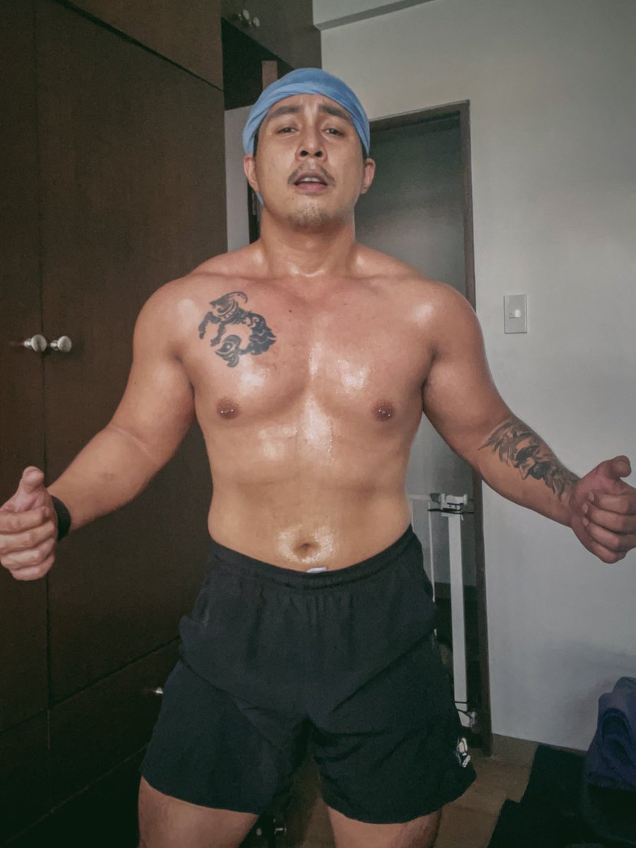 johnqueben's tweet photo. Di ko matiis. Super happy with the progress especially sa upper body 🥹 https://t.co/xC8KIPM77G