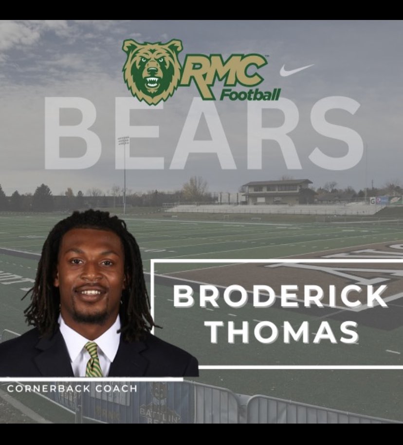 Broderick Thomas on Twitter "Blessed & Thankful for the opportunity🐻🏔️