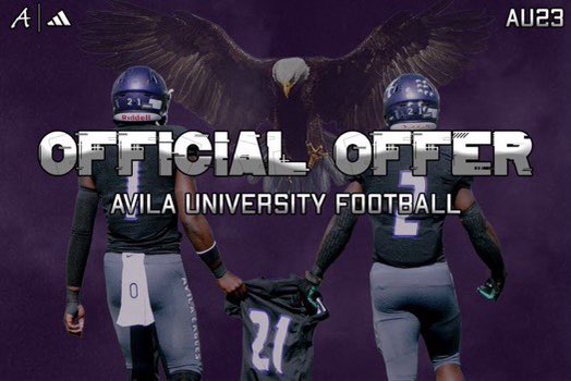 I am blessed to receive my first offer from @AvilaUniversity . Thank you @Coachcalexander @CoachDA82 for this opportunity.