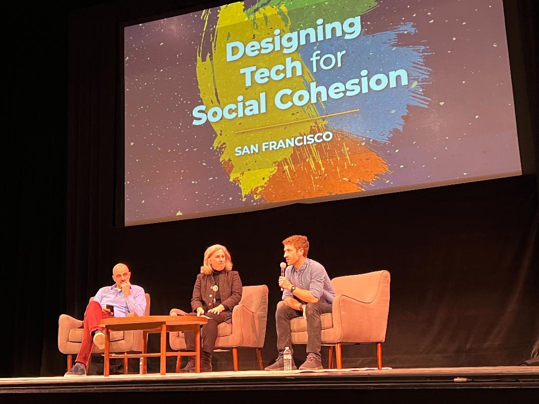 JuggleApps (@juggleapps) on Twitter photo A great conference opener at Designing #Tech4Cohesion with @TristanHarris, <a href="/ShamilIdriss/">Shamil Idriss</a>, and <a href="/LisaSchirch/">Lisa Schirch</a>!
#SocialGood #Tech4Dialogue A great conference opener at Designing #Tech4Cohesion with @TristanHarris, <a href="/ShamilIdriss/">Shamil Idriss</a>, and <a href="/LisaSchirch/">Lisa Schirch</a>!
#SocialGood #Tech4Dialogue