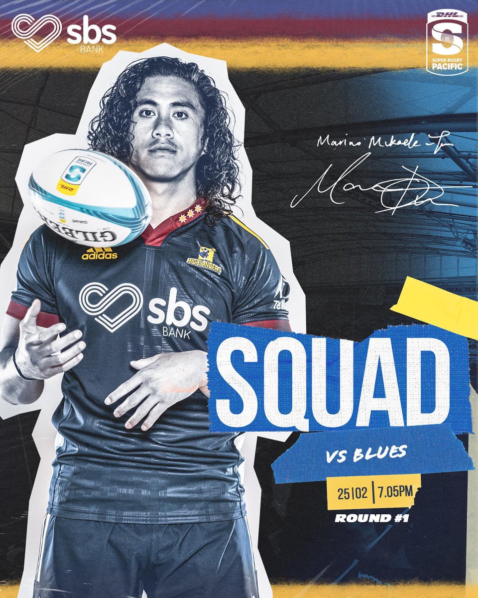 A huge good luck to the <a href="/Highlanders/">Highlanders</a>, who take on the Blues tomorrow night in their first match of the season. We’re proud to be on board as the official front of jersey sponsor again in 2023 and can’t wait to see the boys back in action on their home turf. #highlandersrugby