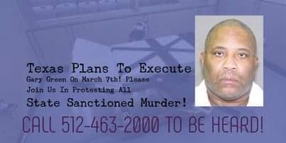 jettica65's tweet photo. The next 4 State Sanctioned Murders are scheduled to take place in #Texas! Please join us in the fight to STOP ALL FOUR!
#ArthurBrown #GaryGreen #AnibalCanales #AndreThomas
#SaveThemAll #StopExecutionsTexas https://t.co/fGSVzF0HFp