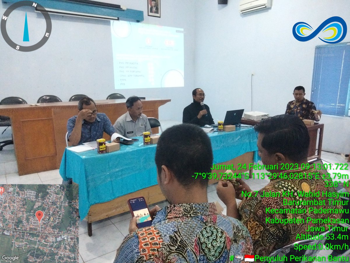 FikiEfendi20's tweet photo. Jum'at (24/02/2023), Fiki Efendi, Luhkan Kab Pamekasan,Pemaparan RKT Penyuluh Perikanan kabupaten Pamekasan Tahun 2023,#LuhLapor @bppp_banyuwangi @puslatluhkp #GiatLuhkanSatminkalBwi #Pmekasan https://t.co/gFmXqtshv7