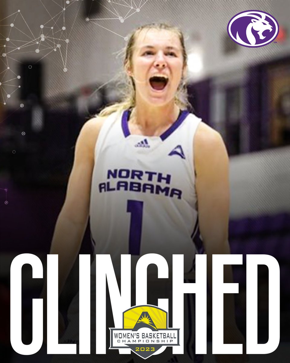 🚨CLINCHED🚨

After tonight's victory over Jacksonville, <a href="/UNAHOOPS/">North Alabama Women's Basketball</a> earned a berth in the <a href="/ASUNWBB/">ASUN Women's Basketball</a> Championship‼️👏

#ASUNBuilt | #ASUNMadness | #RoarLions 🦁