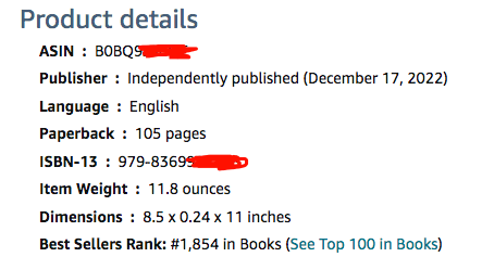 jasoncook1012's tweet photo. The book is currently ranked over 1800 on Amazon US and has been online for less than 2 months. https://t.co/uOtfZAe2Yv