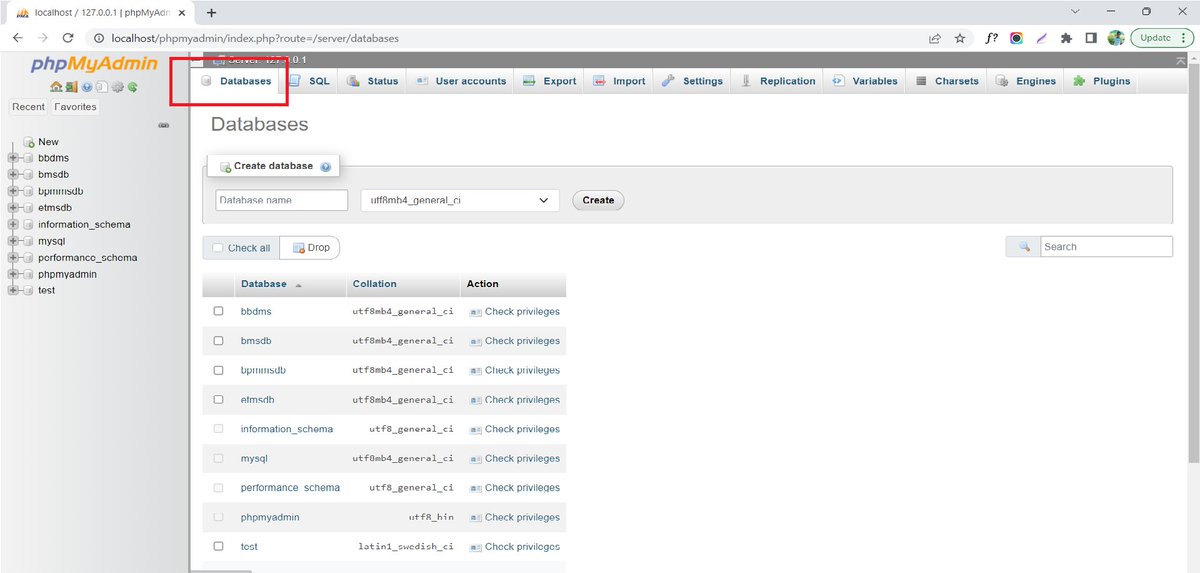 php_gurukul's tweet image. How to create a MySQL database Using XAMPP bit.ly/3xUZKZn
#phpmyadmin #mysql