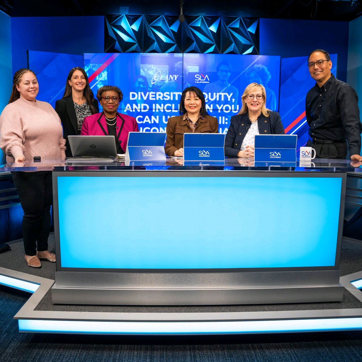 PersDevSolu's tweet image. With @SLACALNews team members. Broadcast day - Diversity &amp;amp; Inclusion You Can Use Part II: Unconscious Bias. There was fantastic audience participation! @ExcessLineNY #diversitymatters #education