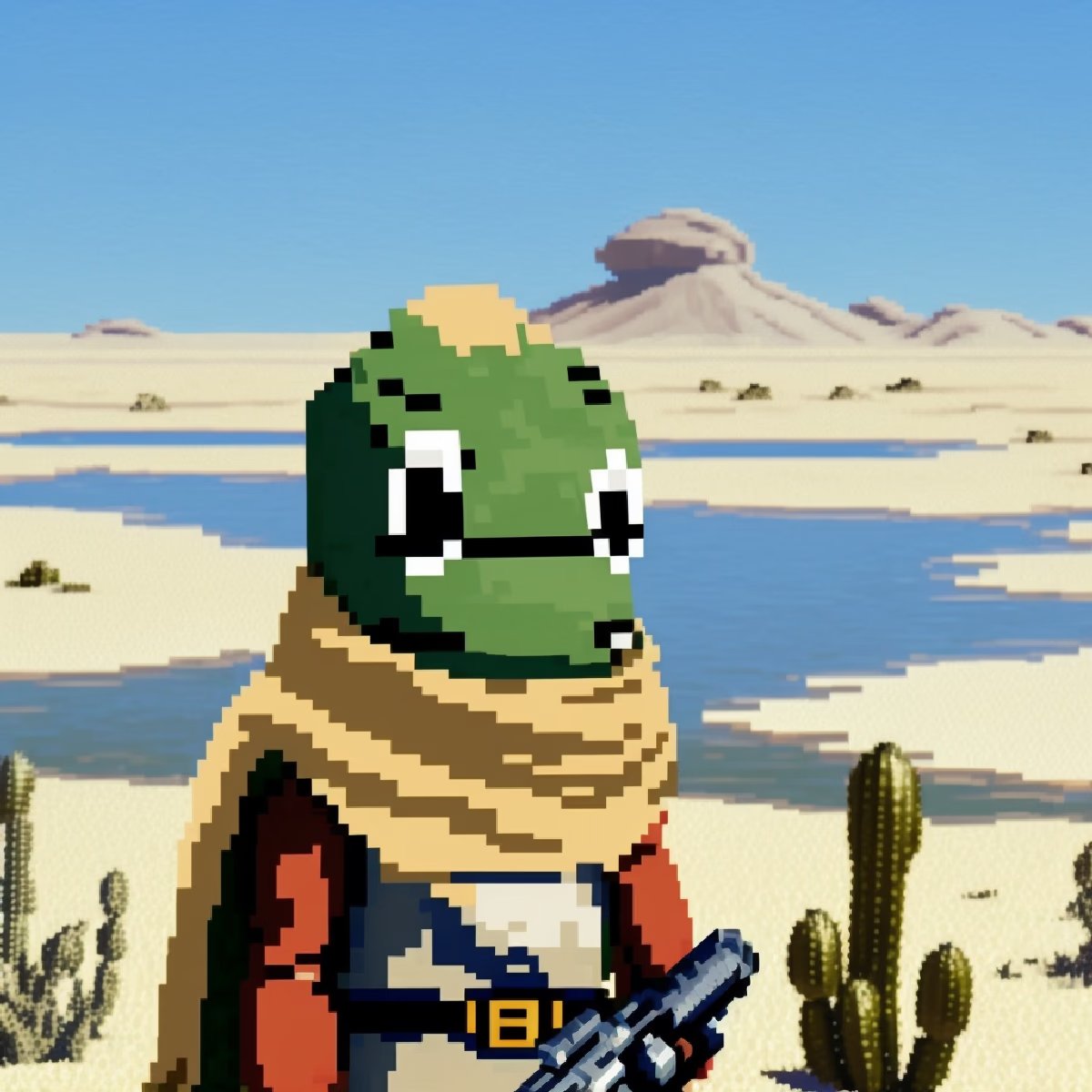 B1thead's tweet photo. Swiffered some pixelated forgs @RibbitNinjasNFT dis my current mood https://t.co/Z7IZc9oEyn