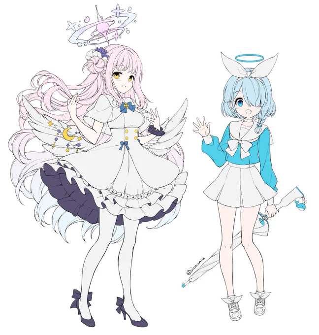 ミカ+アロナ #ブルアカ #BlueArchive 