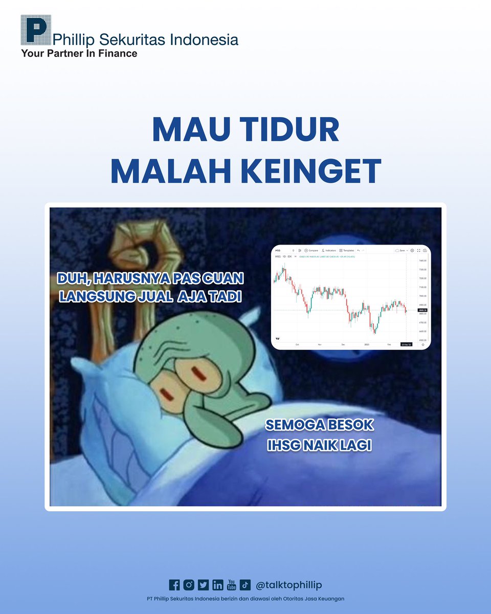 TalkToPhillip's tweet photo. Insomnia mikirin ayang β
Insomnia mikirin market β
Meme nomor berapa nih yang relate sama kamu?
Komen yuk! π€£
#TalktoPhillip #DuitYangKerja #Saham #POEMS #SaatnyaInvestasi #Investasi #InvestasiSaham #memesaham https://t.co/LEtVfKV8Dc