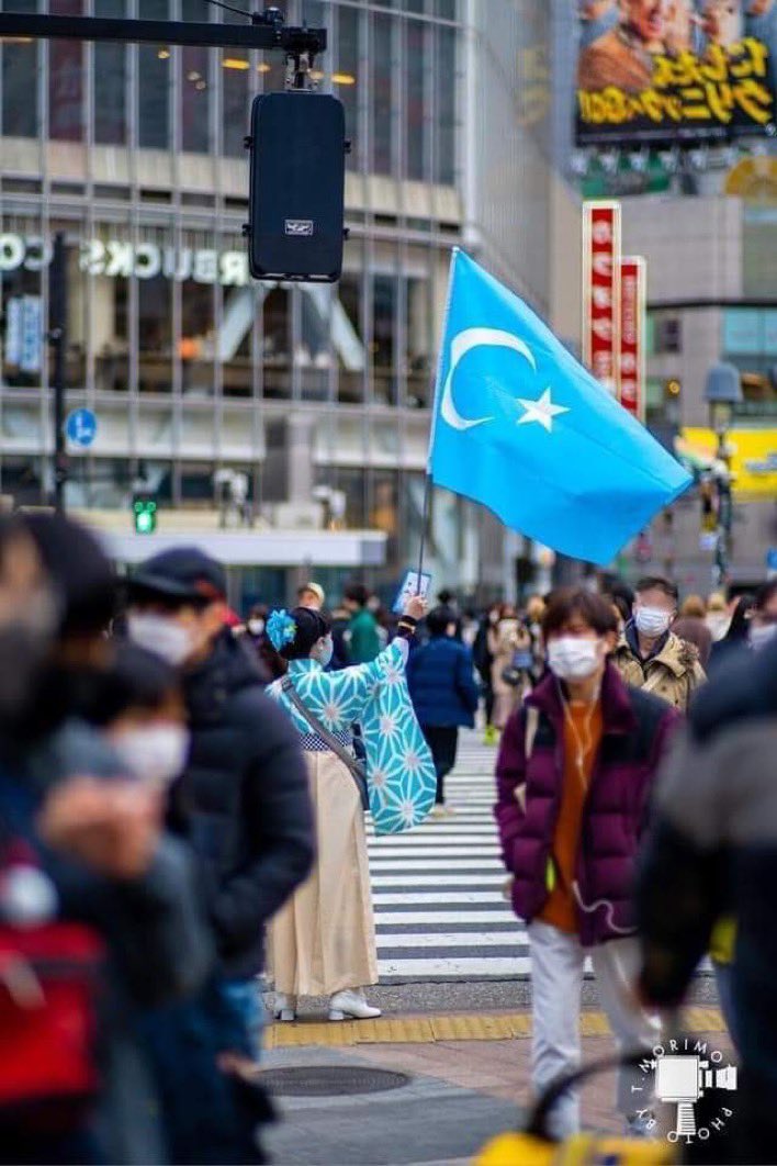 Bazı duruşlar öyle onurludur ki, söz biter duruş konuşur.

Yer: Japonya 
Işıklarda Ay Yıldızlı Gök Bayrağı kaldıran bir Japon kadın!

Twit bu kadar…
