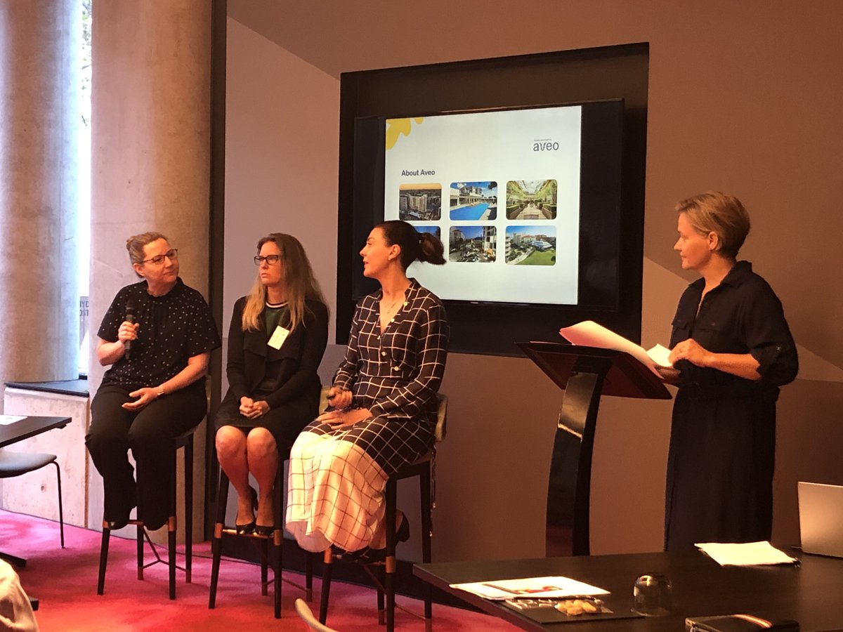 AgedCareGurus's tweet photo. Retirement Village industry experts share what’s new in accommodation choices, care options &amp; contracts at today’s Strategy Day in Melbourne— Marilyn Graham @TheAVEOgroup, Jessica Kinnear Village Advisors, Rachel Lane @AgedCareGurus (facilitated by Jemma Briscoe @AgedCareGurus) https://t.co/aTjfhA6eYz