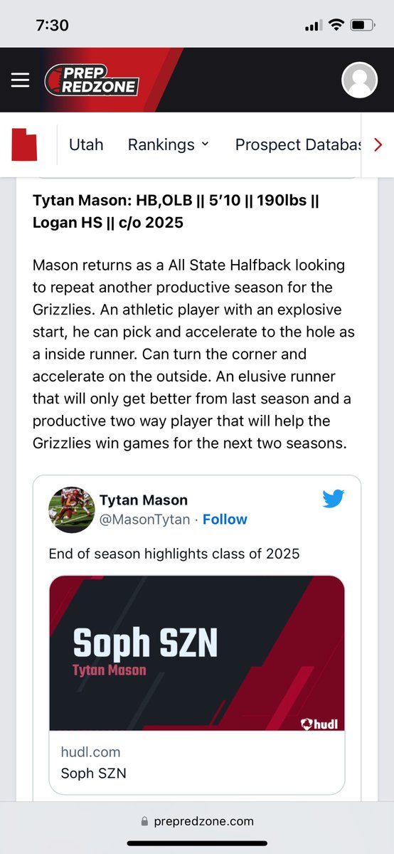 Thank you <a href="/PrepRedzoneUT/">Prep Redzone Utah</a> for the write up <a href="/BrandonHuffman/">Brandon Huffman</a> <a href="/GregBiggins/">Greg Biggins</a> <a href="/thompsonsctg/">BT THOMPSON</a> <a href="/JReyes_NP/">Jordan Reyes</a>  <a href="/delanefitz/">DeLane Fitzgerald</a> <a href="/Tana_Vea/">Tana J. Vea</a> <a href="/MooseB90/">Moose Bingham</a> I will be moving and playing my jr/sr seasons at Desert Hills High.