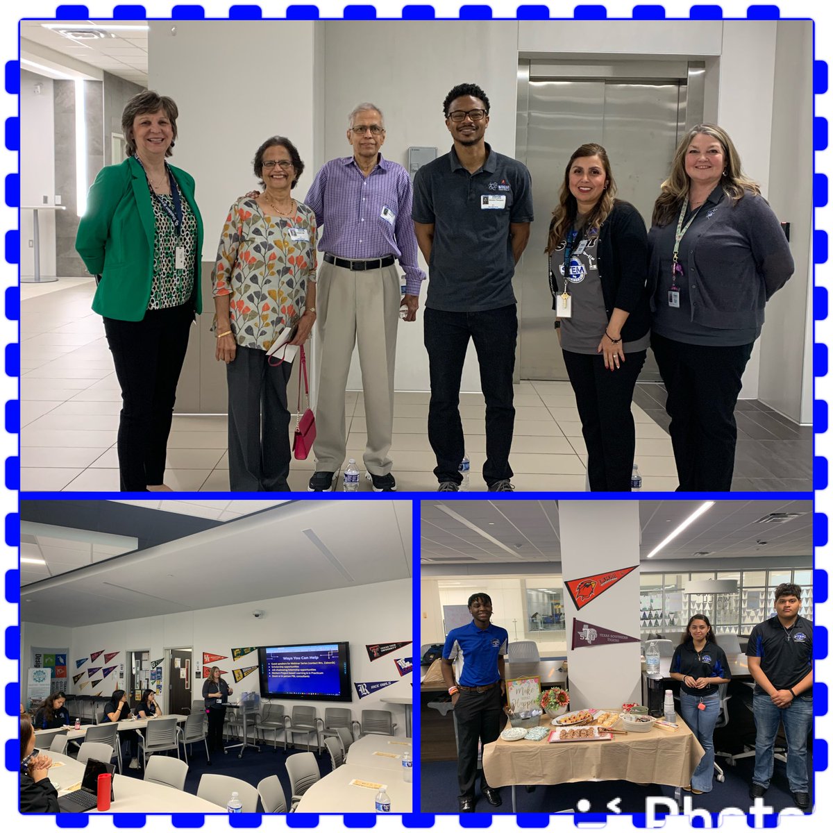 <a href="/SheldonSTEM/">Sheldon ISD STEM/PTECH</a> Advisory Board meeting and classroom visits were on the agenda today. Thank You to our STEM partners Brandon from @Citgo &amp; Sangeta from <a href="/uhdowntown/">UHDowntown</a> for visiting <a href="/KingHSPanthers/">CE King High School</a>. <a href="/mousermed/">🌻𝙺𝚒𝚖𝚋𝚎𝚛𝚕𝚢 𝙼𝚘𝚞𝚜𝚎𝚛</a> <a href="/KHSTSTEM/">CE King HS STEM Academy</a> <a href="/sargueta82/">Dr. Stephanie Moye</a> SheldonSTEM