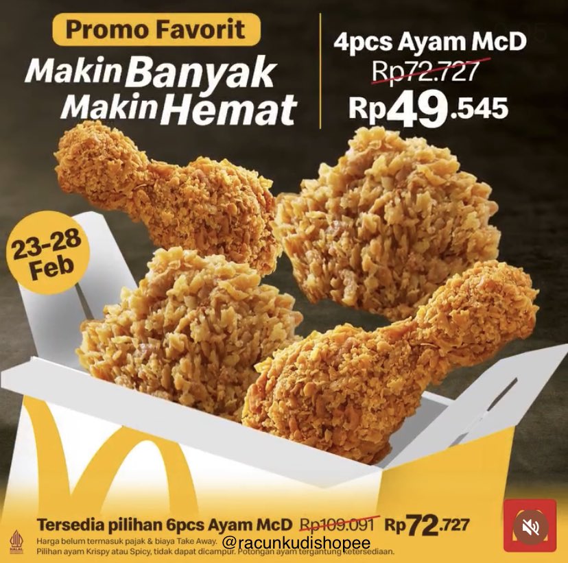Racunkudishopee's tweet photo. Mekdi

Klaim diskon👇🏻
https://t.co/sWCczIFzQF https://t.co/g9OKkzp8Rf