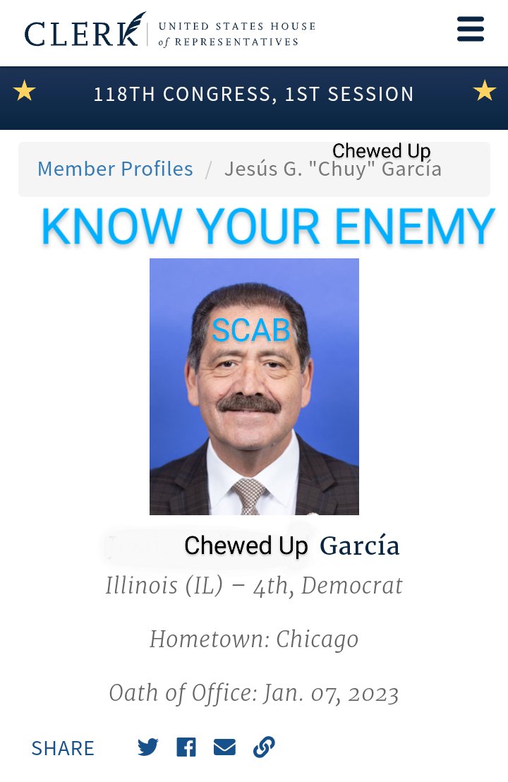 BrJoeBalkis's tweet photo. #TeamstersStopMovingBackwards
#BoycottsLockoutsAndStrikes
Call #congressit #ChewedUp &amp; call it a #scab &amp; tell it to #resign for voting yea to impose the concessionary #railcontract that the #railroadworkers voted down
DC 202-225-8203
Southside 773-475-0833
https://t.co/dapGAHMt3a https://t.co/ebjdqs7GeV