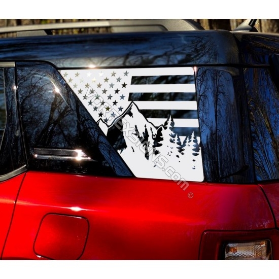 VortexSigns's tweet photo. 3rd Window Forest Mountain Flag Decal for Bronco Sport - v4 - BUY NOW! 
https://t.co/KZGGi8b0ir

#vortexsigns #vortexdecals #broncographics #broncodecals #broncoaccesories  #broncosport #broncosport2023 #fordbroncosport #fordbronco #newfordbronco #bronco #newbronco #fordbroncos https://t.co/r8vUIev4W5