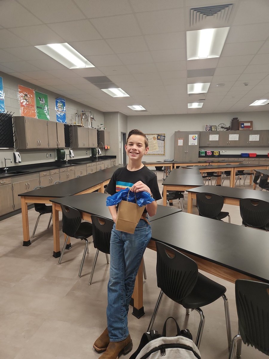 Stocktonag's tweet photo. Congrats to Carson Goswick for being FFA member of the day. https://t.co/OT2auzJMPm