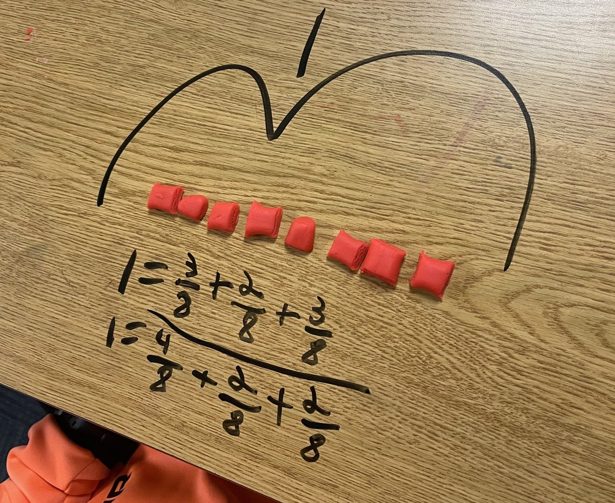 4thRHE's tweet photo. Building our foundation of fractions with concrete models. Play-doh + learning = engagement @PlayDoh #rheproud https://t.co/yYNzcWjJui