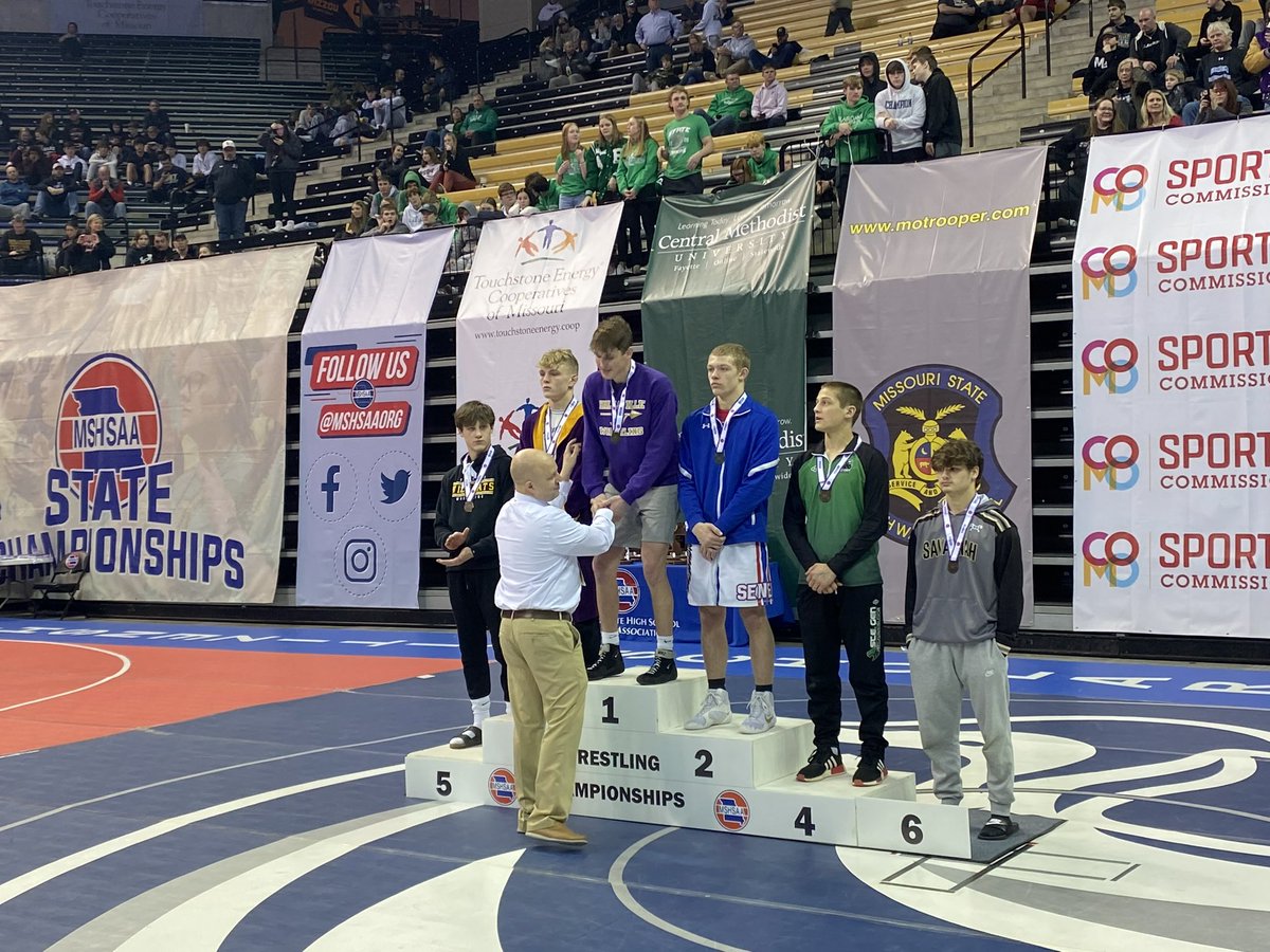 Hallsville’s Gavynn Carpenter wins the Class 2 144-pound Boys Wrestling Championship. <a href="/KOMUsports/">KOMU 8 Sports</a>
