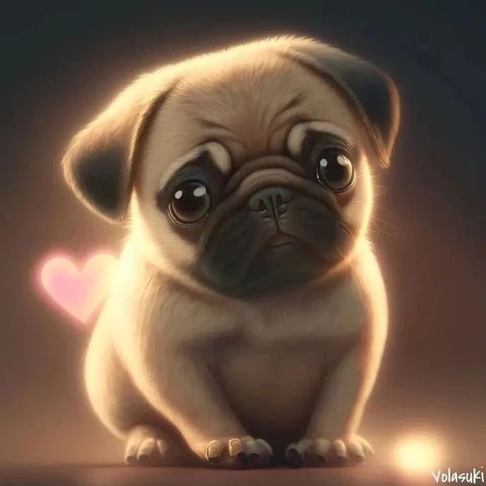 So cute 😍💝 #pug #pugdog #PugLover #puppy #pugcute