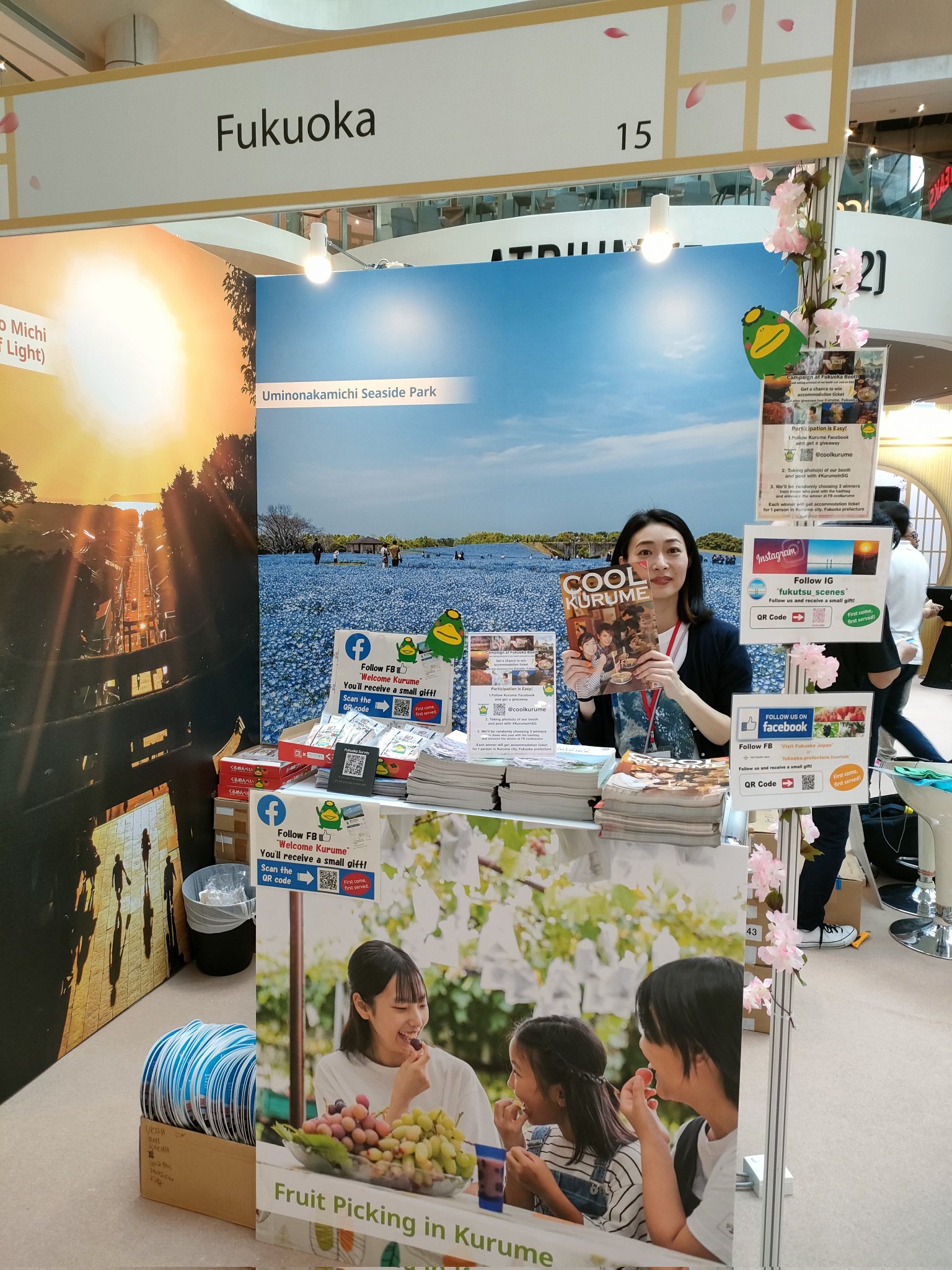久留米観光情報 𝐖𝐞𝐥𝐜𝐨𝐦𝐞 𝐊𝐮𝐫𝐮𝐦𝐞 on Twitter "Japan Travel Fair Singaporeで 観光