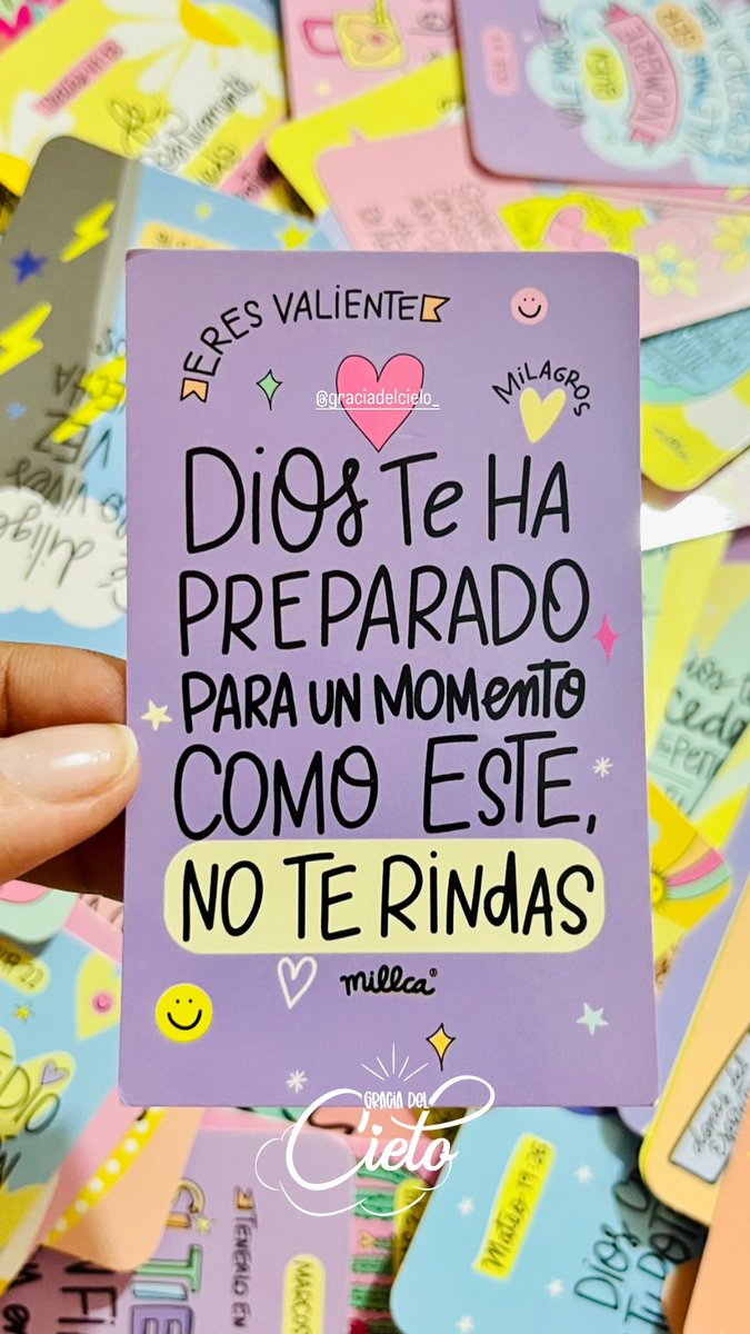 Eres valiente, no te rindas❤️‍🩹✨🙏🏽 La carga de hoy es propicia para ti, Dios jamás permitirá una carga que no puedas soportar..