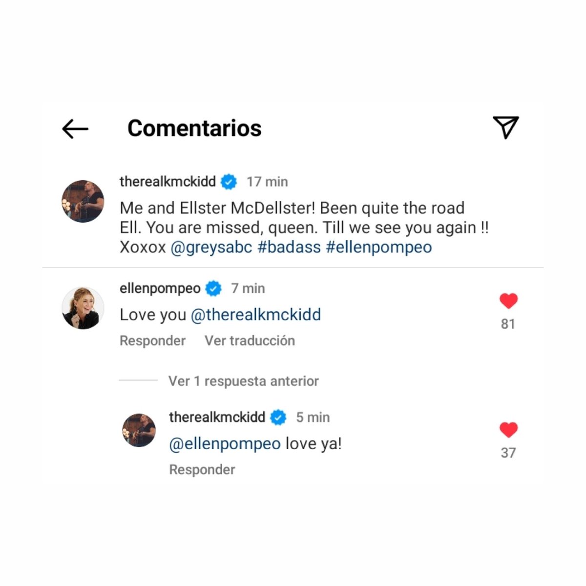 concep_ells's tweet photo. Kevin para Ellen Pompeo ♥️ https://t.co/sJiyNCuMxi