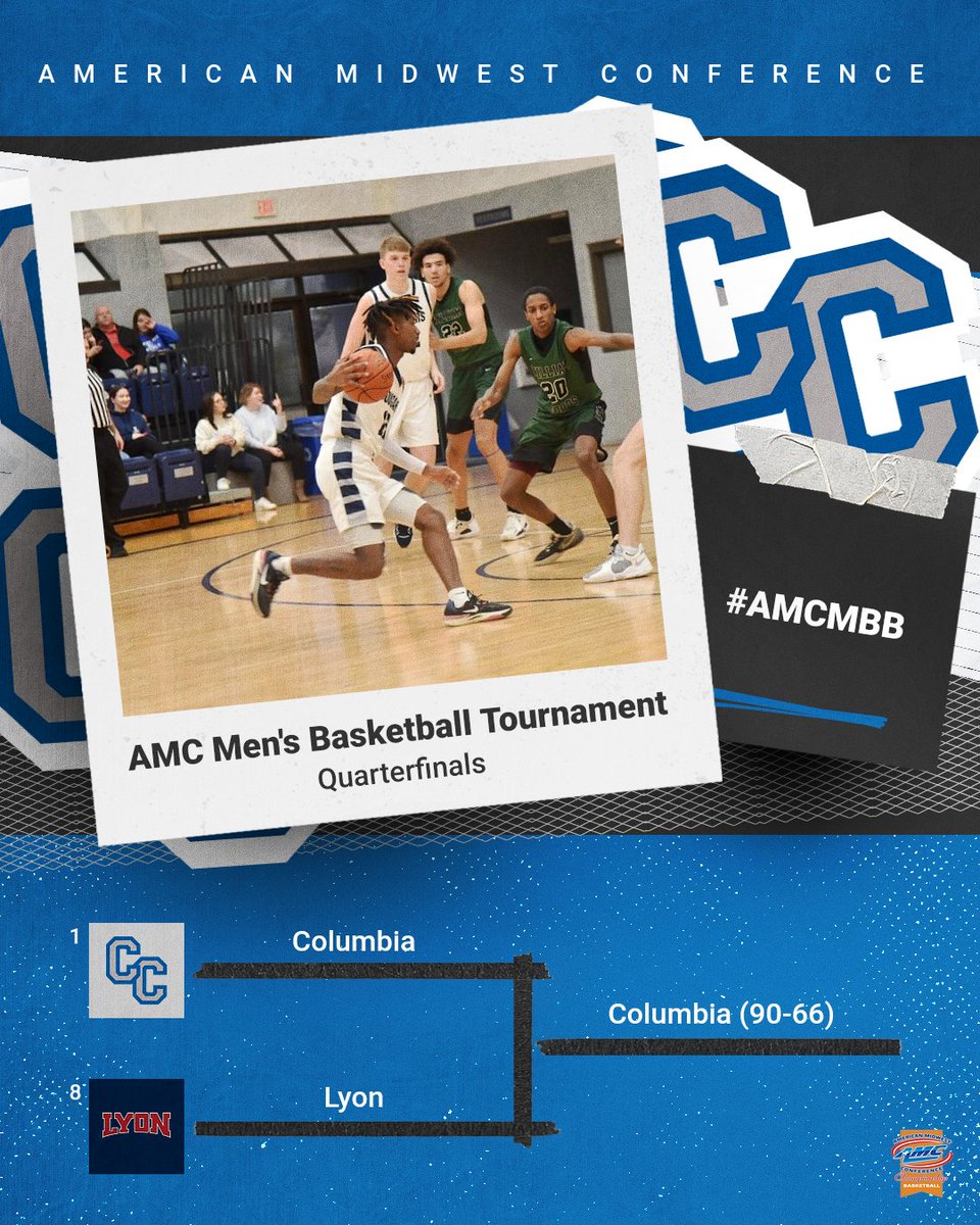 AMCSports's tweet photo. The top-seeded @ColumbiaCougars with a statement win at home. 

#AMCSPORTS #AMCMBB #AMCMBBCHAMP https://t.co/s2GXGIKC6D
