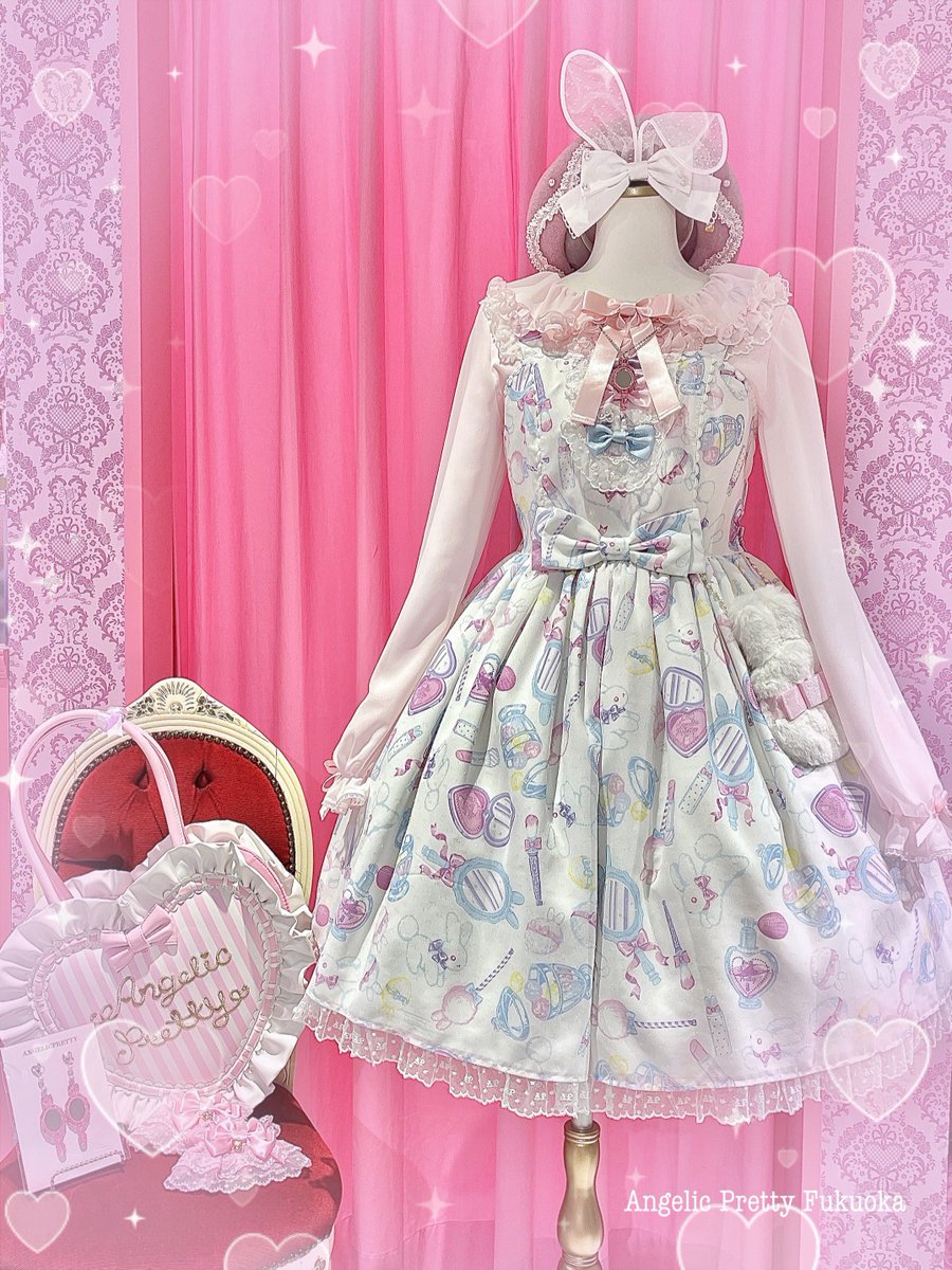 のぼり「リサイクル」 Angelic Pretty Romantic Cat ワンピース