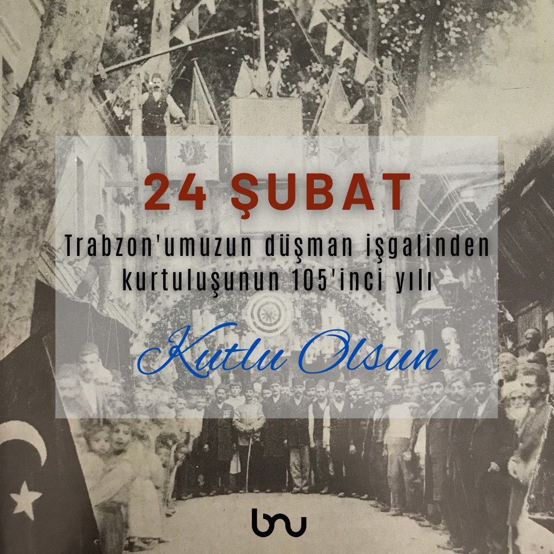 BNU20140802's tweet photo. TRABZON’UMUZUN DÜŞMAN İŞGALİNDEN KURTULUŞUNUN 105. YILI KUTLU OLSUN!

Trabzon#105yıl#24şubat#trabzon105.yıl#kutluolsun #trabzonunkurtuluşu #kutluolsuntrabzon#trabzonun105.kurtuluşyıldönümü#bizimneslinusaklari #trabzon #yüzbeşinciyıl https://t.co/fj2Zezrd14