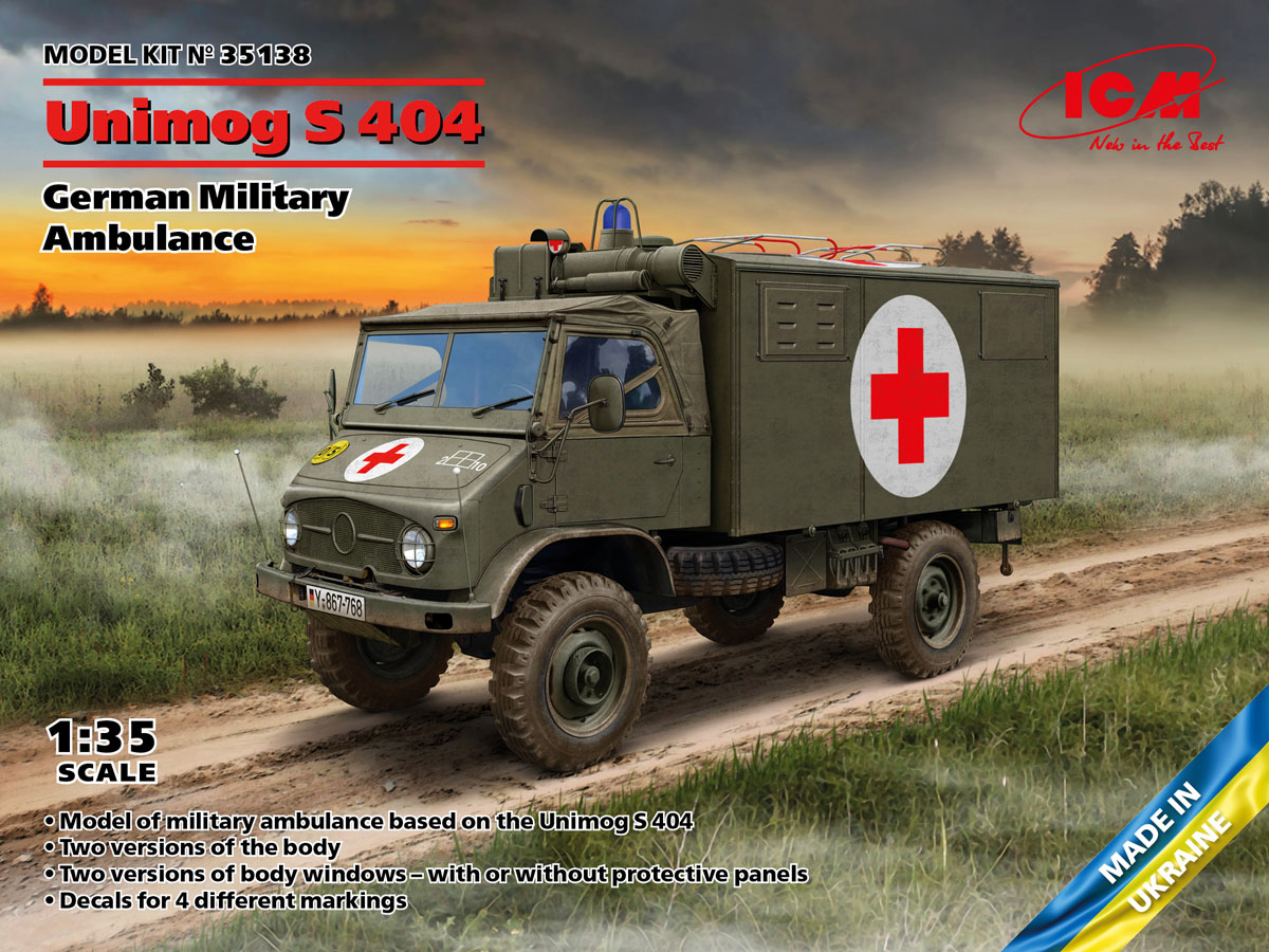 hobbysearch_mm's tweet photo. 【5月以降予約】ICM
1/35 ウニモグ S404 ドイツ軍救急車
予約開始です!→ https://t.co/0LnDC8lyLo
#プラモデル #プラモ #ウニモグ #S404 #独逸 #救急車 #Plastickits #Plasticmodel #Scalemodels https://t.co/CuueKW7Ozu