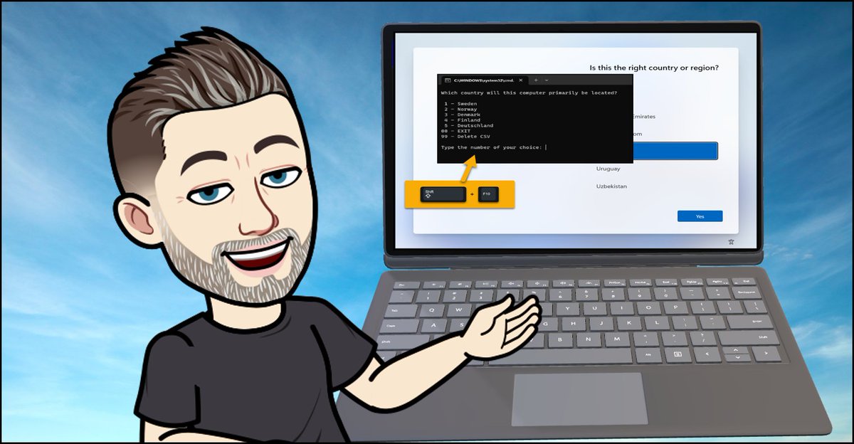 SSkotheimsvik's tweet photo. NEW BLOG POST:
Let me share my easy menu for picking the best #grouptag upon #autopilot hardware hash harvesting. This is shared by request in the #community as a follow-up to my earlier post covering exclusive computer renaming with #Intune and #Azure.
https://t.co/NG7KihXMwn https://t.co/85NDJU0BH0