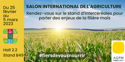 AGPM_mais's tweet photo. J-1 pour le #sia2023 le RV annuel de l'agriculture. L’AGPM sera présente tout au long de la semaine pour représenter la filière maïs auprès des pouvoirs publics et des visiteurs du salon.
#fiersdevousnourrir #solutionclimat #souveraineté https://t.co/pwEX2NM9Nc